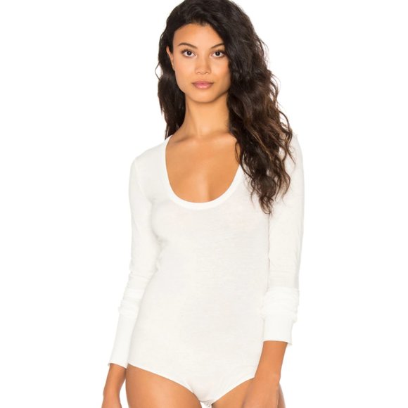 FREE PEOPLE Easy Peasy White Bodysuit - Picture 3 of 9
